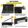 VEVOR A4 Paper Guillotine 12" Width Paper Cutter Heavy Duty Manual Stack Paper Trimmer Stack Cutter with Clamp Safe Lock for Home Office