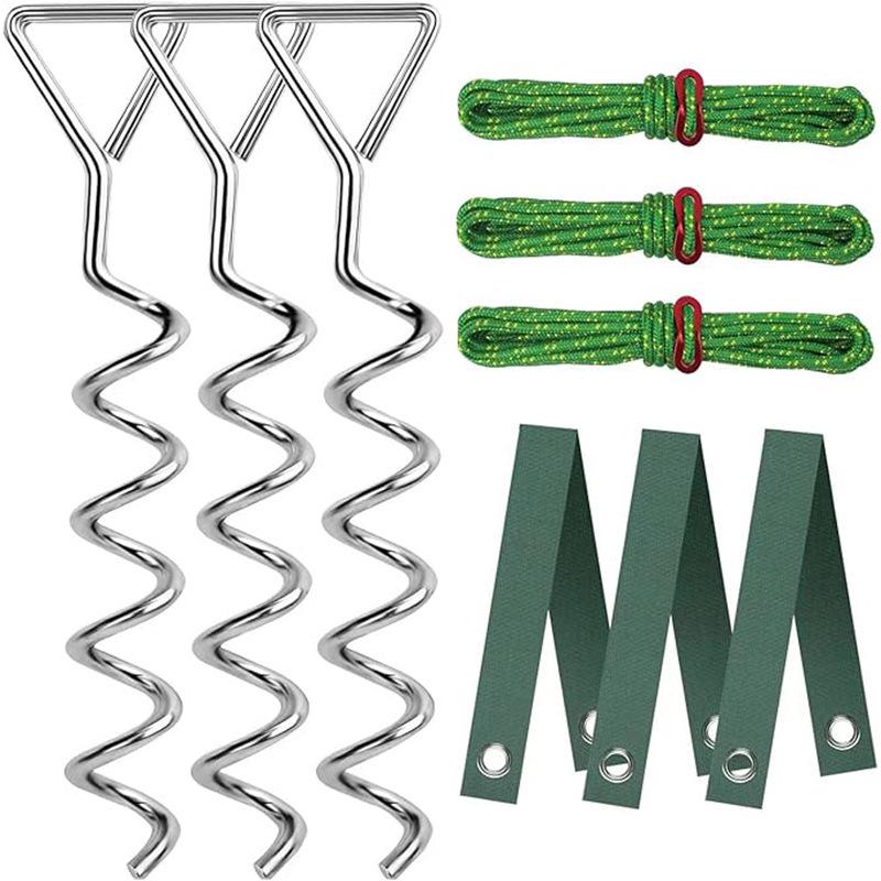 Spiral Tree Stake Kit - Heavy Duty Support Set