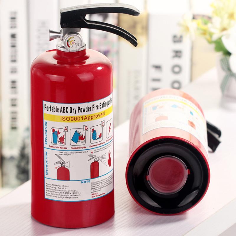 Creative Gas Tank Piggy Bank Coin Bank Bedside Ornament In Fire Extinguisher Shape