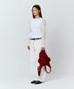 Pleatsmama New Bow Backpack Burgundy