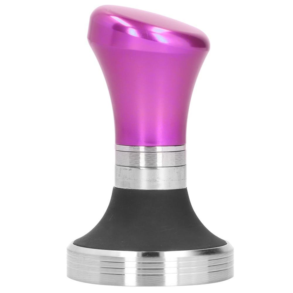 Calibrated Flat Design Coffee Tamper Stainless Steel Base Coffee Powder Hammer For Coffee Machine