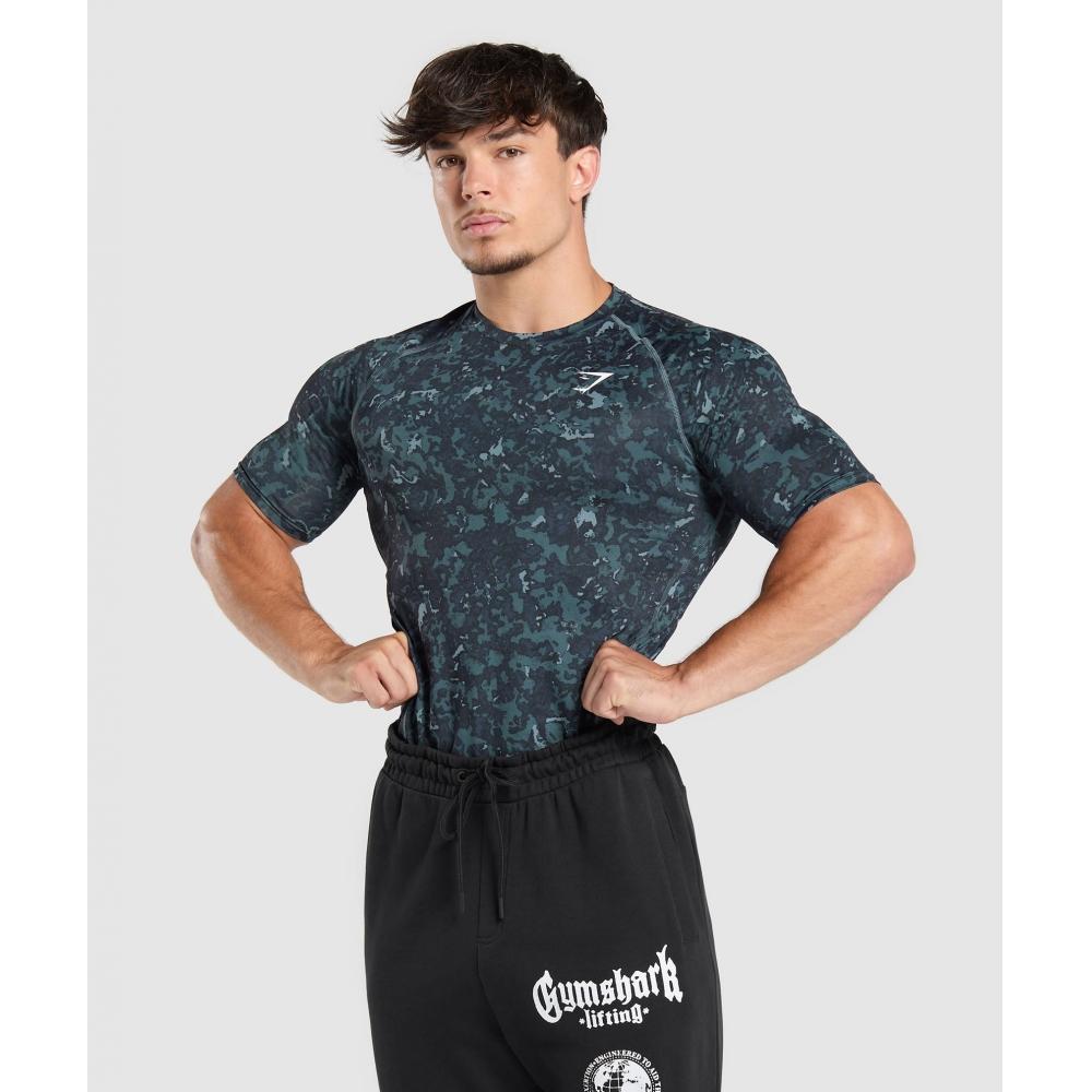 

Gymshark Футболка Element Baselayer Titanium Blue A1B1D UCYG XS