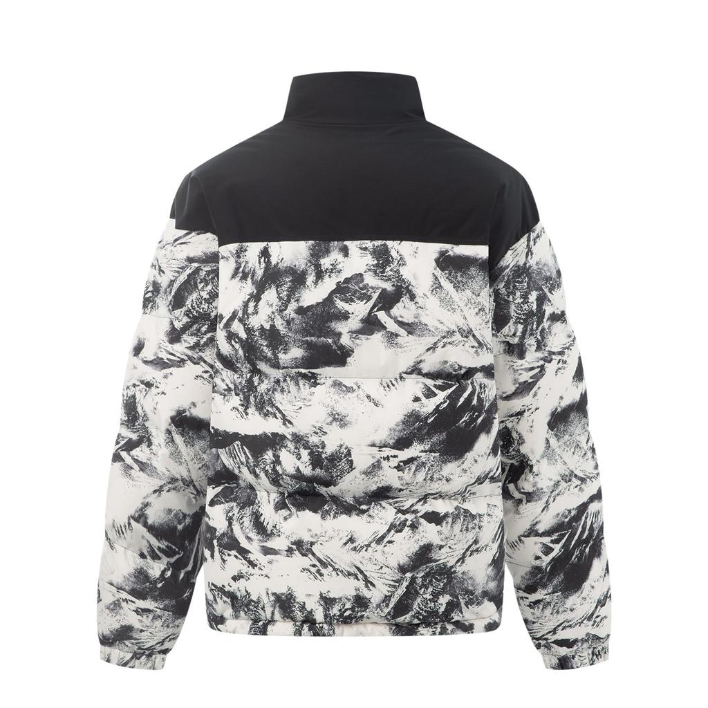 Li-Ning Minimalist Versatile Stand Collar Short Zipper Down Jacket Unisex Outerwear AYMV433-1