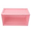 Figure Display Case with Light Sensing Constant On Function 2 Tier Mini Figure Display Box Showcase for Collectibles