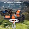 Elektrische Winde ATV UTV 4500 lb Synthetikseil Wasserdichte Fernbedienung