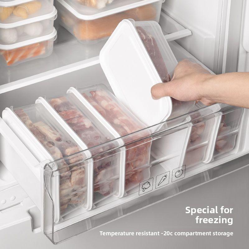 Food Storage Box, Vegetable Preservation Freezer Layer, Frozen Meat Refrigerator, Food Storage, Fruit Compartment, Storage Box, Microwave-safe