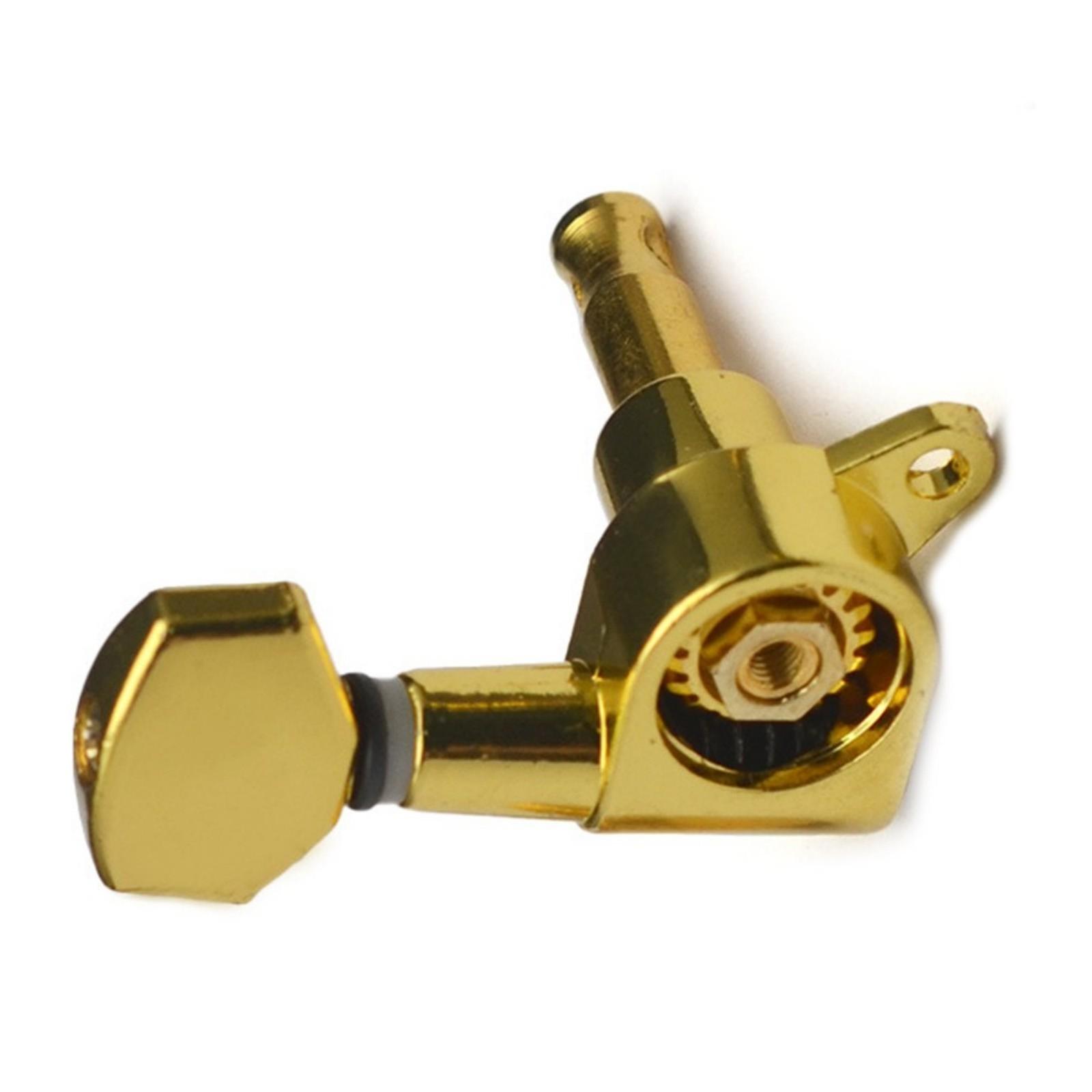 

Гитарные колки с замком, винтажные гитарные настройки, колки, ключ, замена головки для электроакустической гитары R золотой