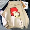 Lazy Duck Cartoon Hoodies for Men Cartoon Cute Graphic Sweatshirts Long Sleeve Casual Winter Spring Hooded Sudadera