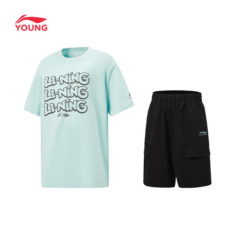 Li-Ning Kids  Ice-Cool Short Sleeve & Shorts Sportswear Set 140/68