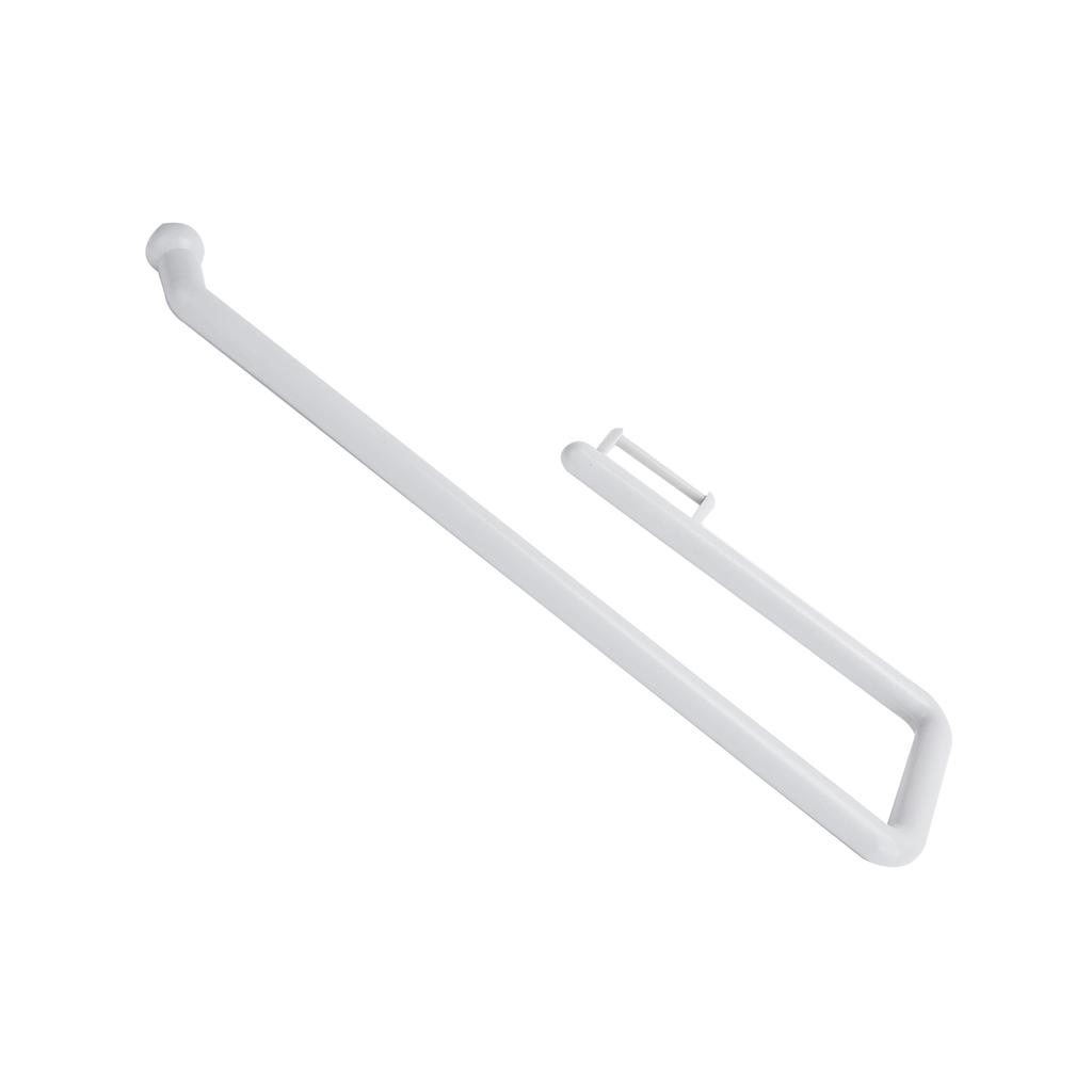 Wand montierter Papierrollenhalter, Handtuchhalter, Toilettenpapierhalter, Badezimmer, Küche, Organizer, weiß