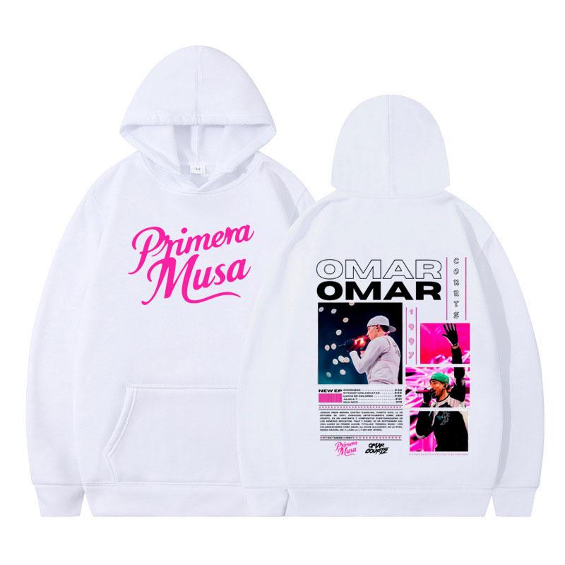 Omar Courtz Primera Musa Album Tour 2025 Hoodie Men Women Aesthetic y2k clothes Pullover Long-sleeved Thick Casual Sportswear