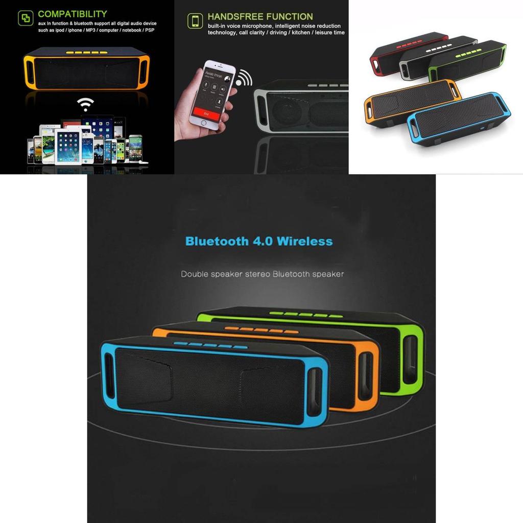 Stylish Mini Bluetooth Speaker With Dual Channels And Usb Connectivity For Desktop And Car Use