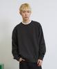 ADERNM Pigment Cut-Line Sweatshirt (Charcoal)