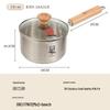 Kangbach 18cm 316L Stainless Steel Milk Pot