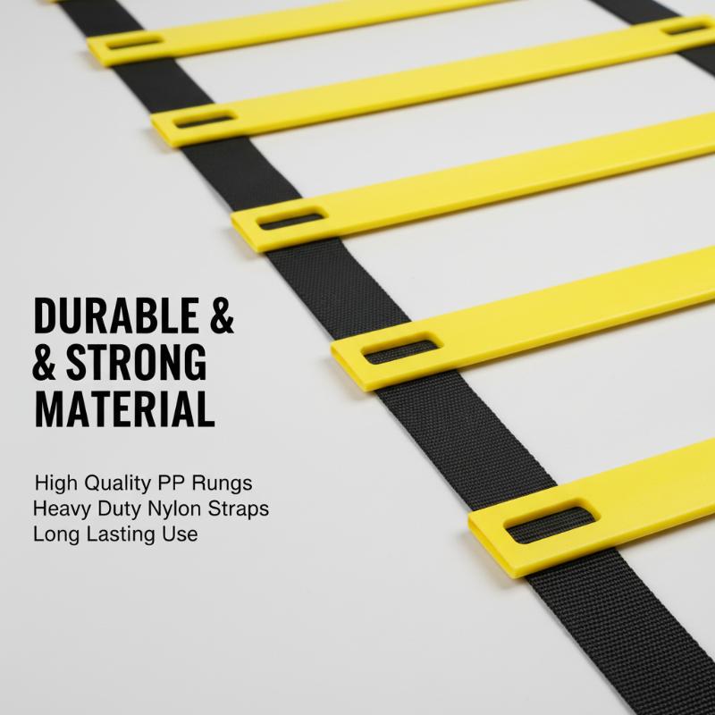 Adjustable Agility Ladders High Quality Nylon Straps Speed Training Equipment for Football Youth Sports Practice