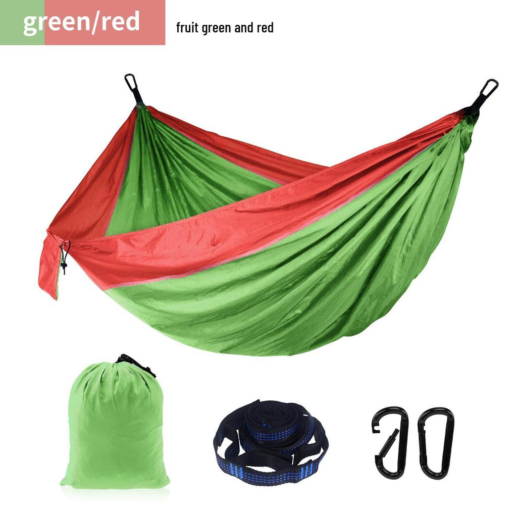 Adjustable Straps Nylon Hammock - High-End Single/Double Outdoor Use