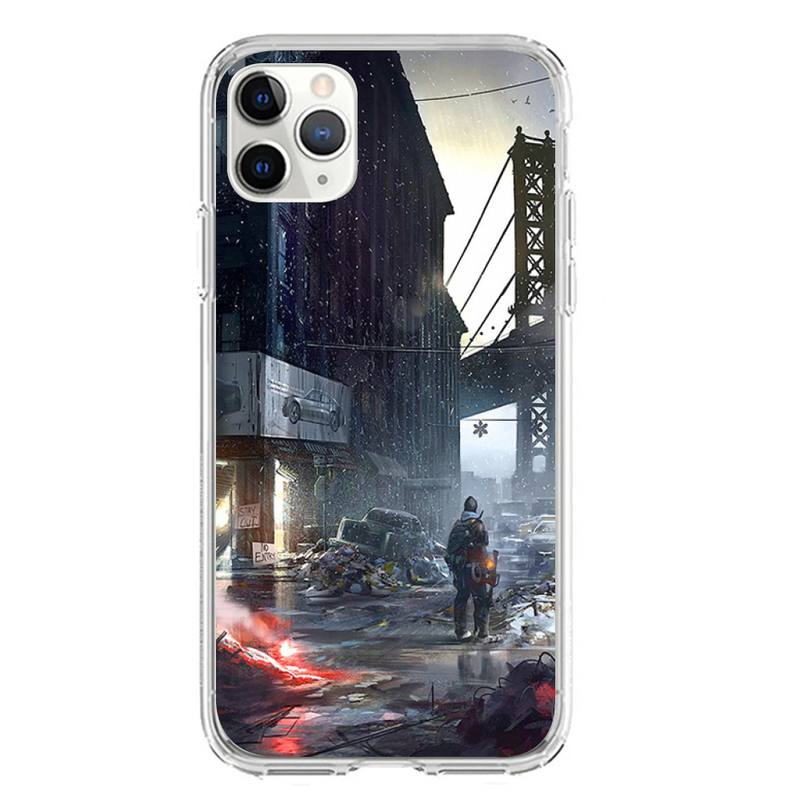 Tom Clancy's The Division Phone Case For Iphone 7 8 Plus X Xs Max Xr 11 12 13 Mini Pro Max SE2 Transparent Soft Cover
