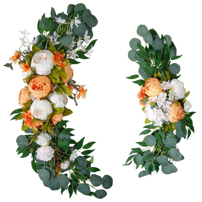 Artificial Flowers Diy Wedding Peony Welcome Flower Sign Decor Arch Door Lintel Flower Home Decor Table Flower Wedding Supplies