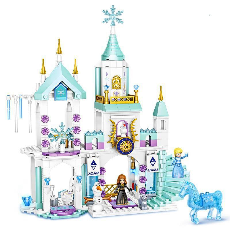 Enchanting Frozen Princess Castle Building Blocks Puzzle Toy For Creative Kids