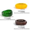 IngeSight.Z 3 Styles Vintage Irregular Geometric Resin Acrylic Bangles Women Punk Chunky Stacked Bracelets Pulseras Jewelry Gift