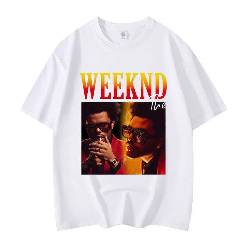 Rapper The Weeknd Graphic T Shirts Unisex Women Clothing Hip Hop Fashion Short Sleeve T Shirt High Quality Cotton Oversized Tshirt
