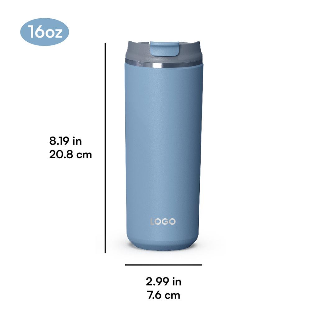 New 304 Stainless Steel Insulated Coffee Mug 12oz 16oz Double Wall Vacuum Car Portable Wide Mouth Companion Water Cup
