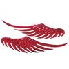 1pair Car Auto Motorcycle Body Sticker 3D Eagle Angel Wings Badge Style ABS Decals Silver/Gold Exterior Accessories