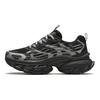 Anta Fuyou Shock Absorbing Wear Resistant Low Top Dad Shoes Women sneaker Black Silver 122418897-2