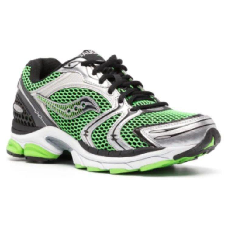 SAUCONY ProGrid Triumph 4 Grün Silber Unisex Sneaker S70704-9