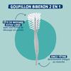 Goupillon 2-en-1 - DODIE - Gris