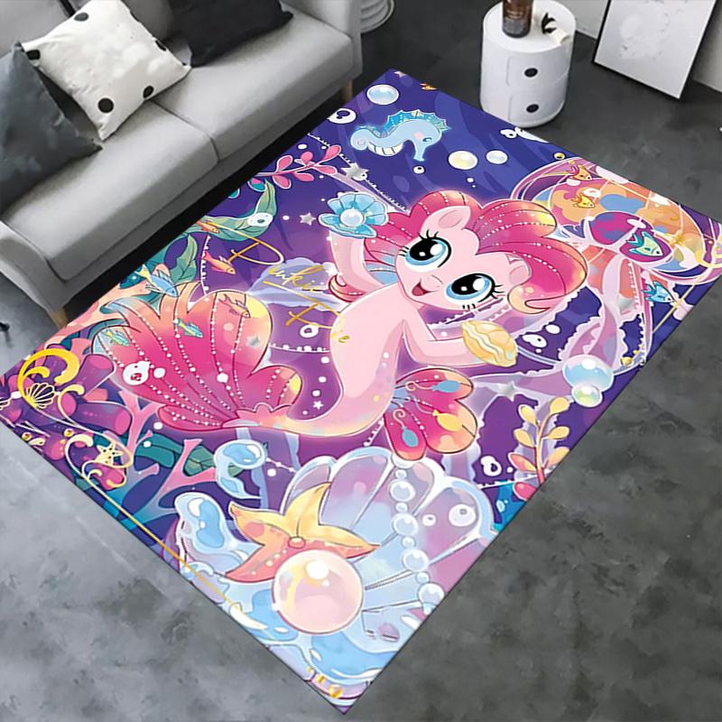 Pinkie Pie Mermaid Chair Mat: Magical Underwater Decor for Home Office, Living Room, Bedroom Gift.1286a