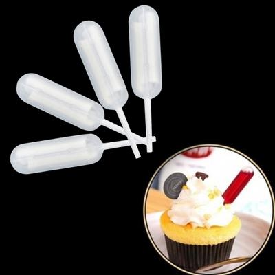 50 Pcs Marmelade Grade Injektor Transparent Lebensmittel Rohr Dekorative Form Kuchen Werkzeug Küche