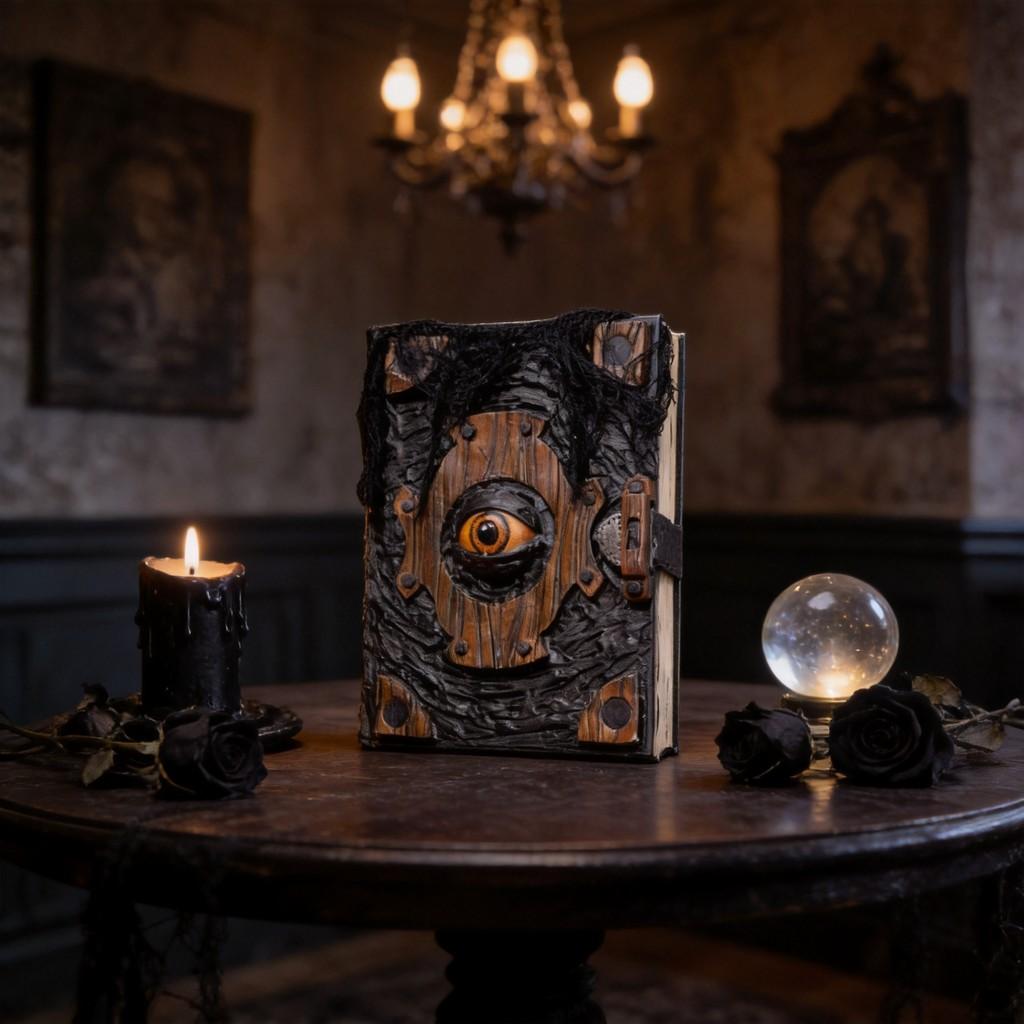 Buch der Toten Halloween Harz Dekorative Figur für Zuhause Party Geschenk