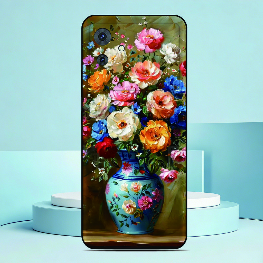 Painting Flower Floral Phone Case For Cubot A40 X100 A20 A10 Max 5 3 P80 P50 X70 X50 Note 60 50 21 J7 Power Custom Back Cover