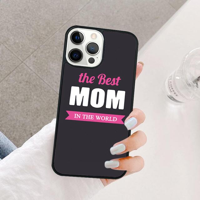 Best Mom Never Coque Shell For iPhone 17 Air 15 16 14 13 12 Pro Max 11 Pro Max Plus Phone Case Cover