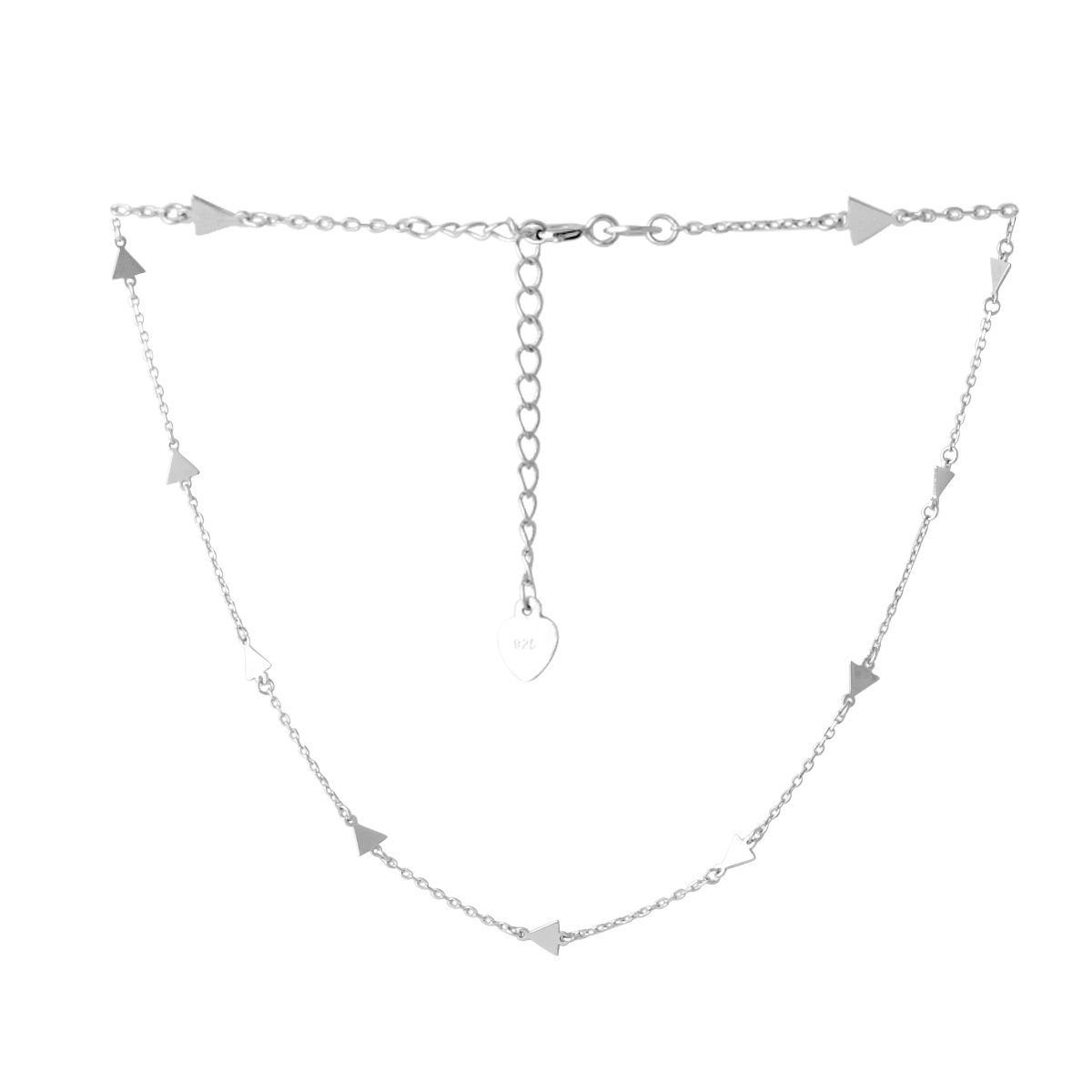 

Срібне кольє без каміння (2052777) 450500