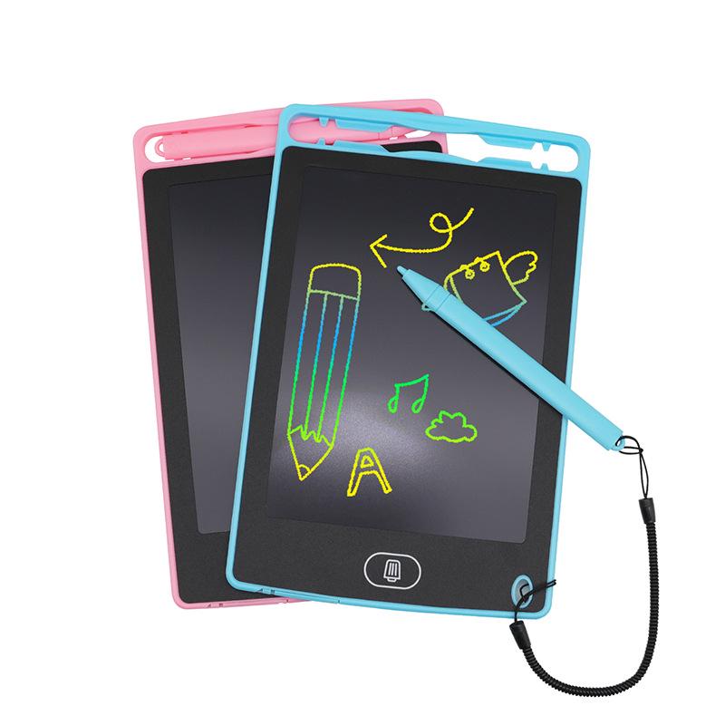 LCD Writing Board for Children, 6.5 inch Hand-Painted Electronic Drawing Tablet
