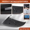 Car Left/ Right Side Door Wing Rearview Mirror Cover Caps Decoration For  VW Polo MK5 2009 - 2017 6R0857537B, 6R0857537C