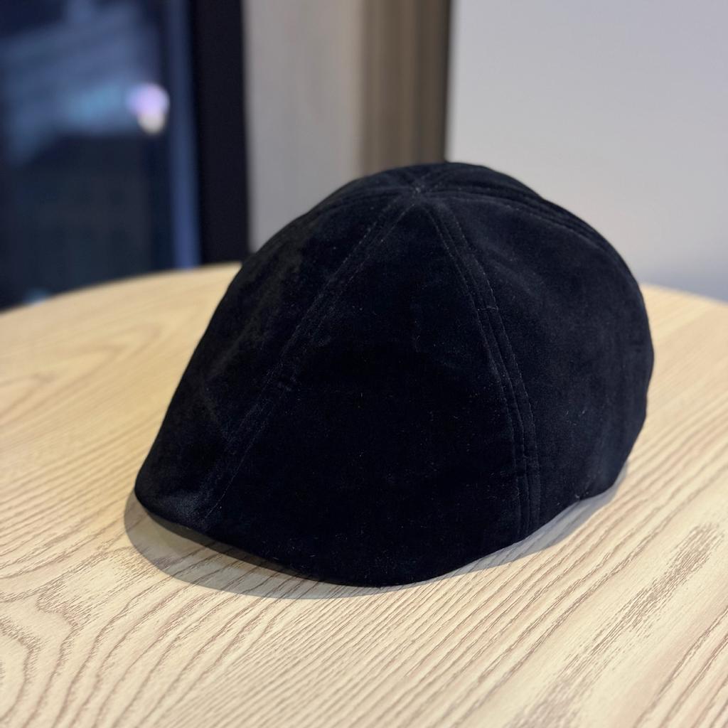 Japanese-style versatile beret for large head sizes, makes the face look smaller, can be worn backwards, painter's hat, autumn and winter retro suede