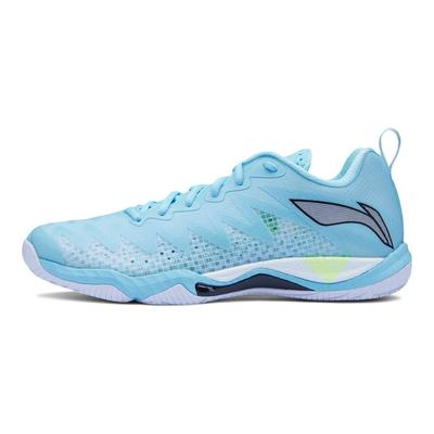 Li Ning Falcon Fashion Versatile Trendy Non-Slip Wear-Resistant Breathable Rebound Low-Top Badminton Shoes Unisex Sneaker Blue AYAU007-4