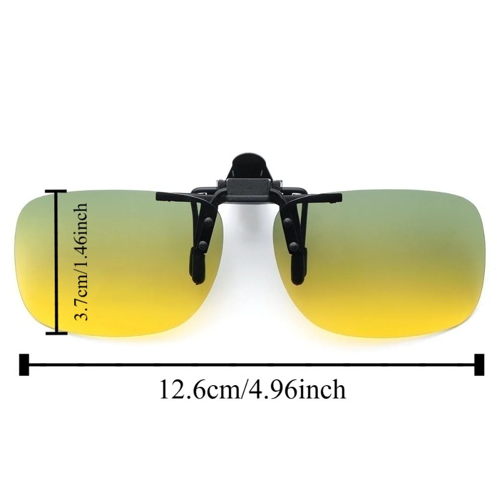 UV Protection Day Night Vision Goggle Clip UV400 Clip-on Sunglasses Myopia Glasses Clip  Driving