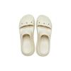 Crocs Puff Clogs EVA Slip-On Noise-Reducing Non-Slip Sandals Women Sandals Bone-White 207670-2Y2