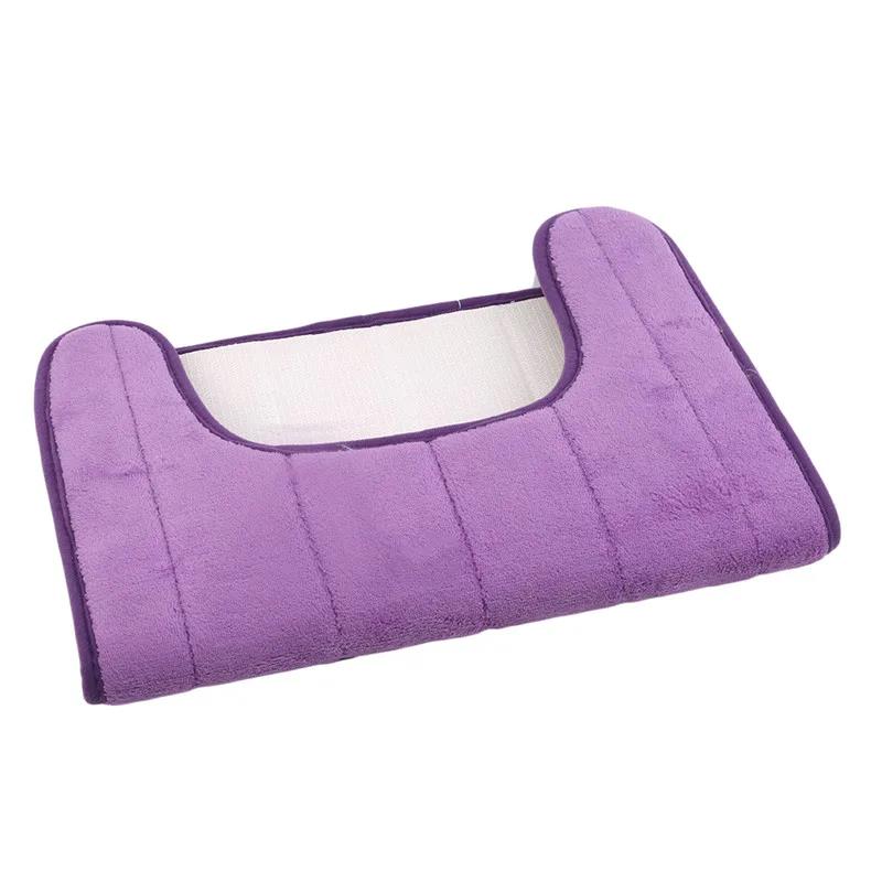 Practical Household Slow Rebound U-Shaped Water Absorbing Mats Bathroom Toilet Kitchen Floor