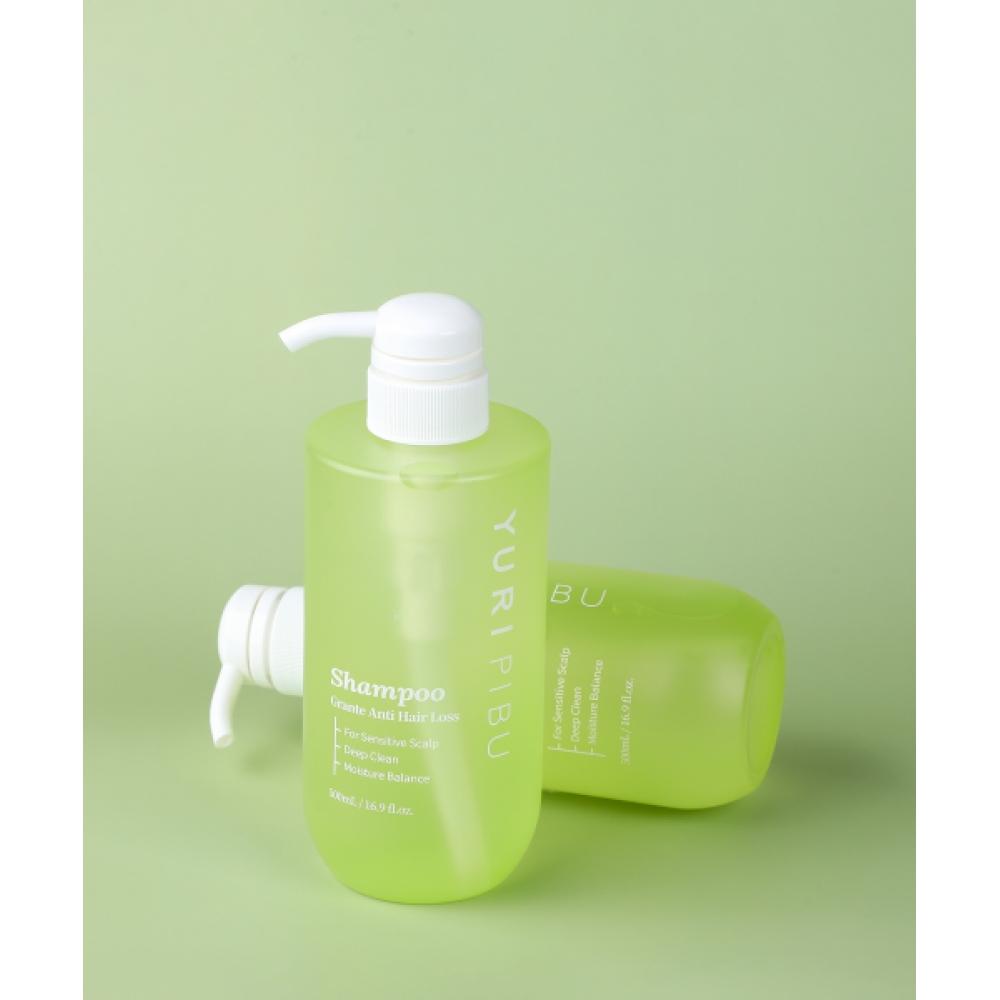 Yuripibu [2pcs] Grande Anti Hair Loss Shampoo 500ml NONE