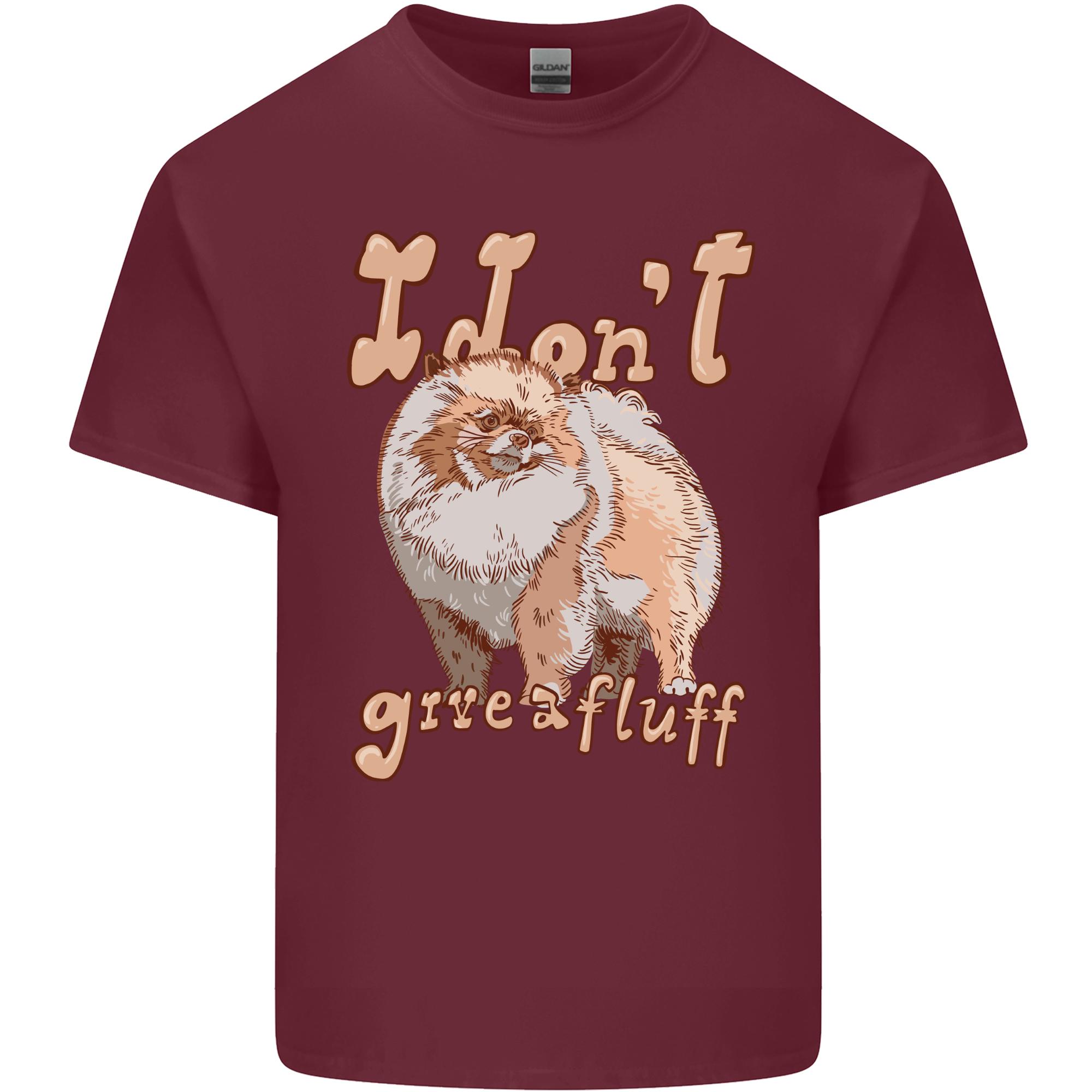 Pomeranian I Dont Give a Fluff Funny Dog Unisexs Light Cotton TShirt S