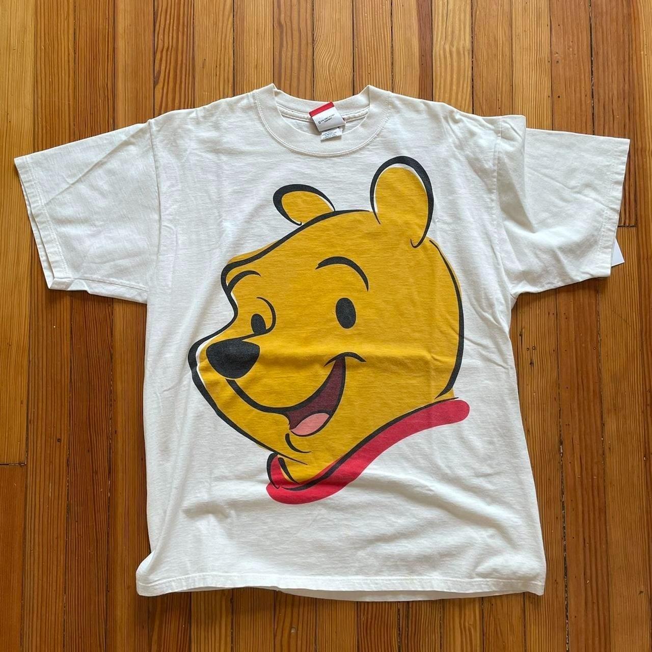 WINNIE THE POOH Big Face Retro Graphic Unisex Tee Gift For Fan S-5XL XL