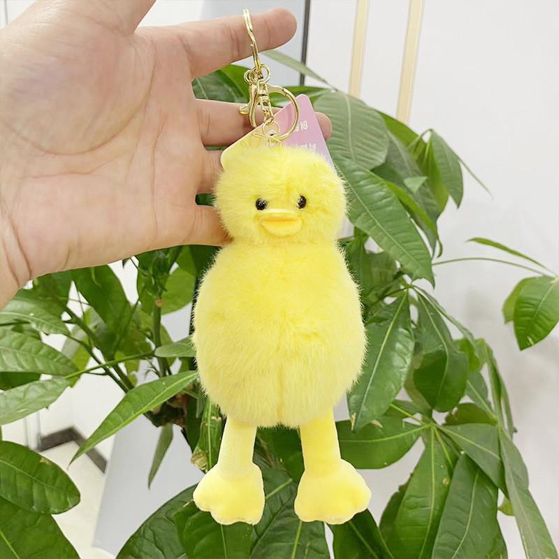 Whimsical Bear Plush Bag Charm Keychain Adorable 18cm Doll For Girls Gifts