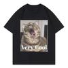 Bestselling Super Cool Cat Fun Pattern TShirt Womens Fashion Cute Short Sleeve Casual Loose Personality Women And Unisex TShirt