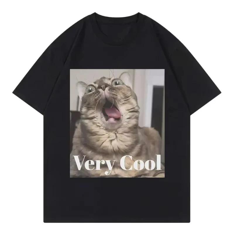 

Bestselling Super Cool Cat Fun Pattern TShirt Womens Fashion Cute Short Sleeve Casual Loose Personality Women And Unisex TShirt S