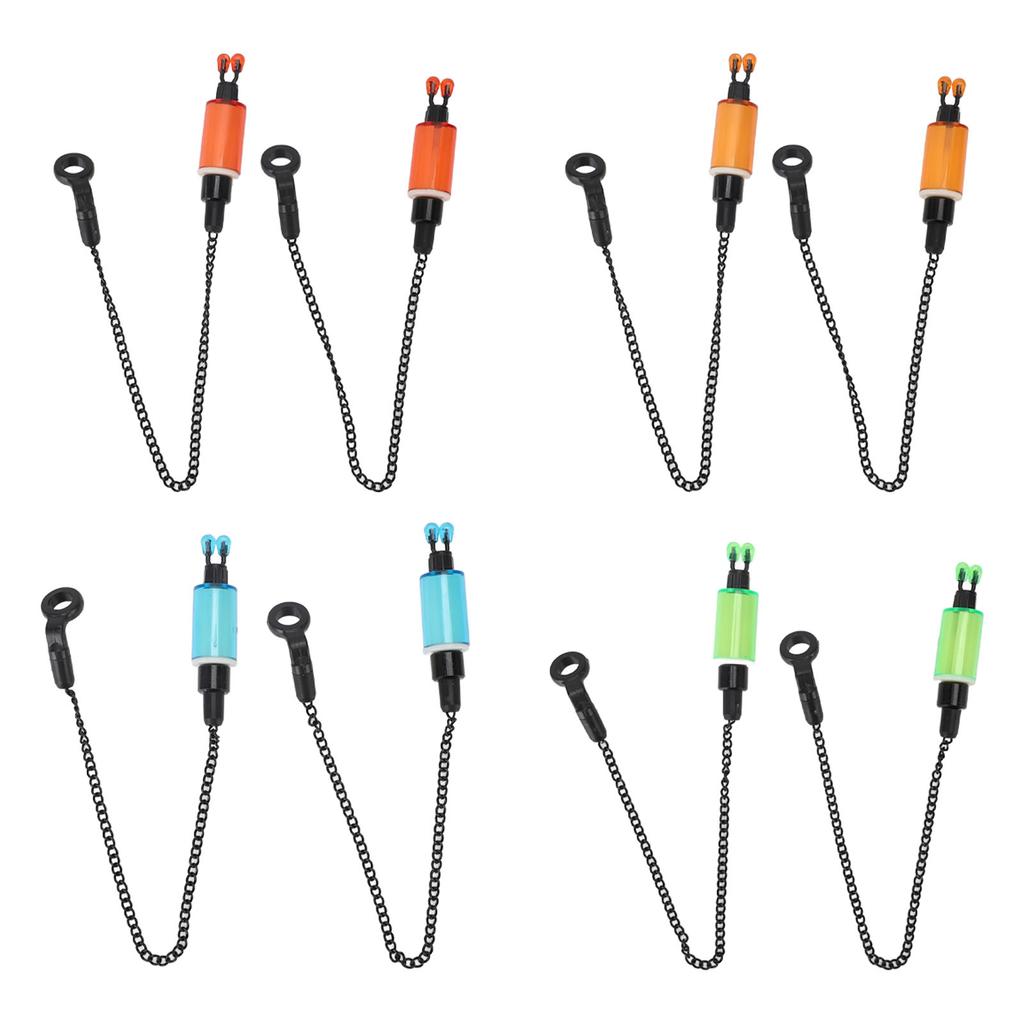 Rybářský signalizátor Hanger Živé barvy ABS Nerezová ocel Vynikající pevnost Indikátor záběru Řetízek pro kaprařinu do sladké vody